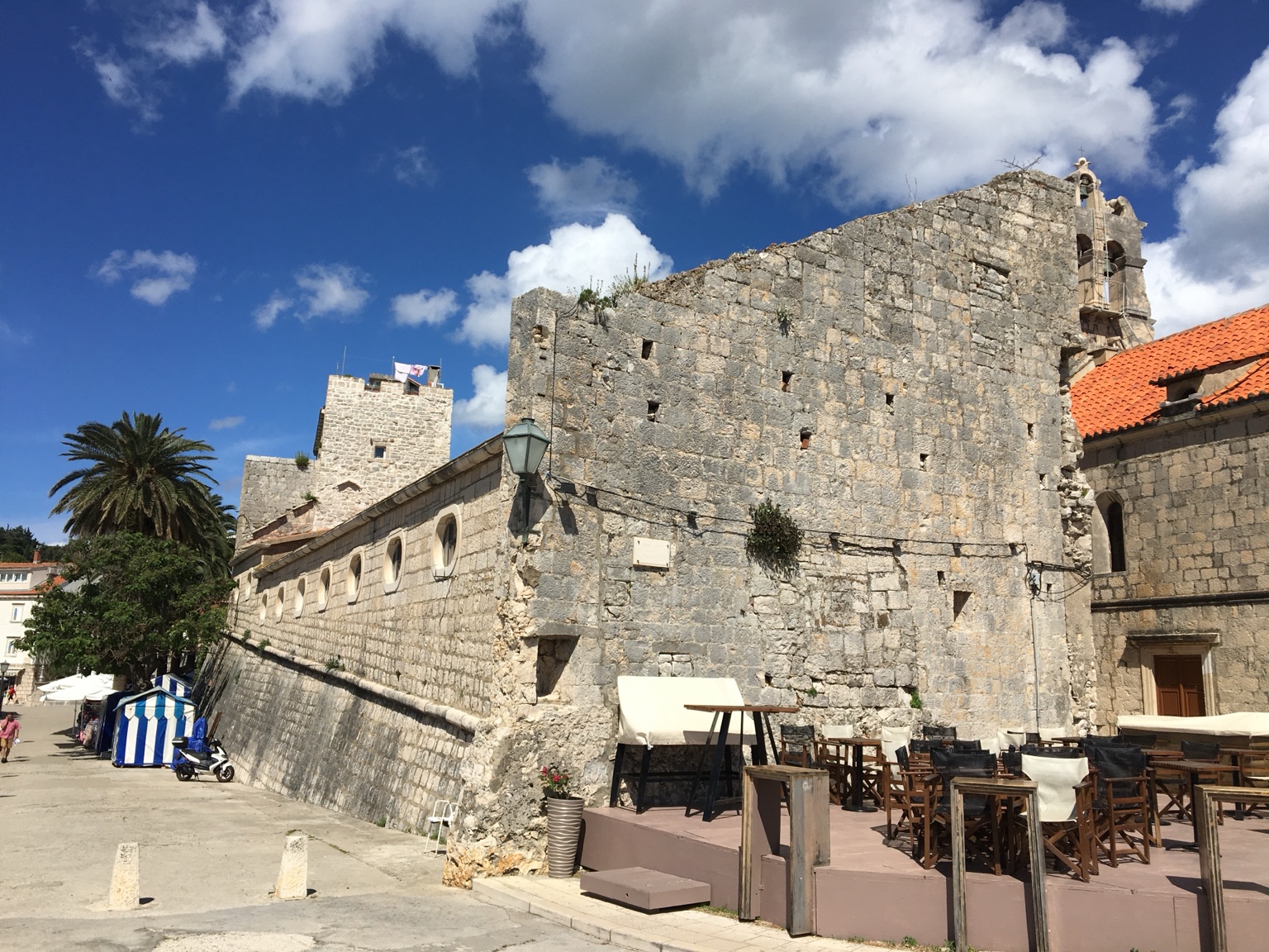 Historic Croatian waterfront architecture